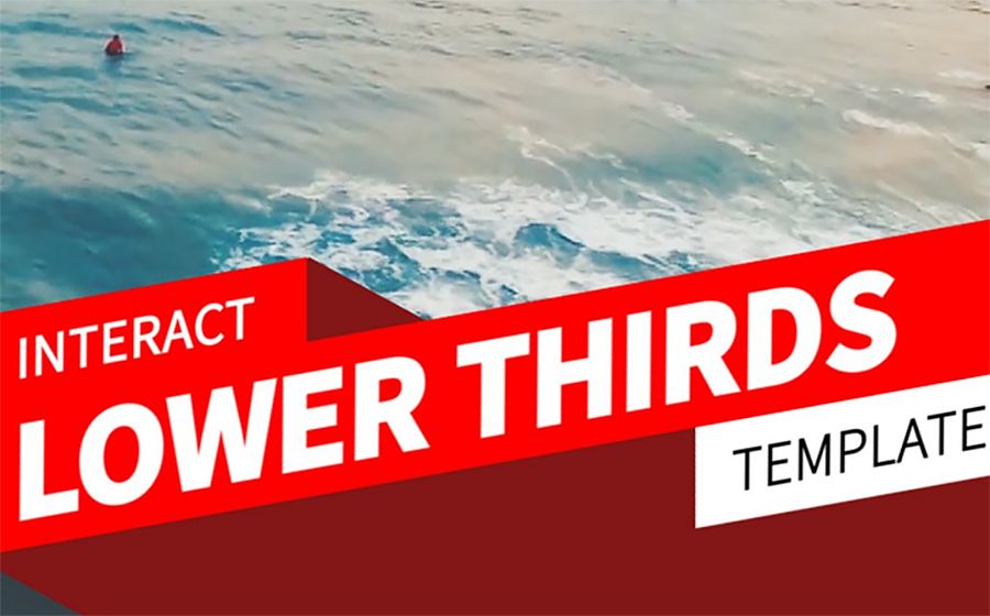 Interact Lower Thirds - Intro de After Effects