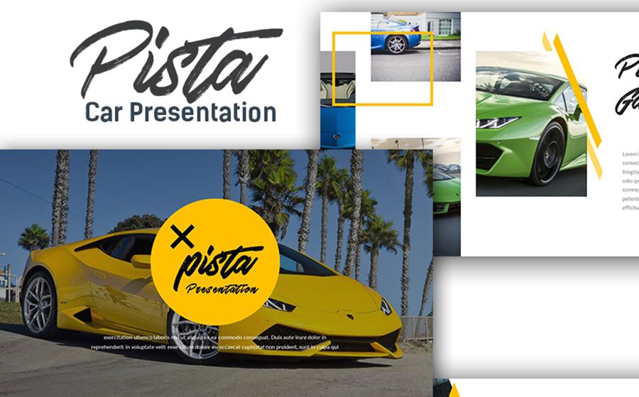 Pista Car - Plantilla Keynote