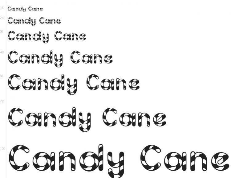 20 Free Seasonal Fonts to Brighten Your Holiday Projects — Candy Cane