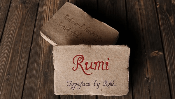 In addition, Rumi can be applied to many designs