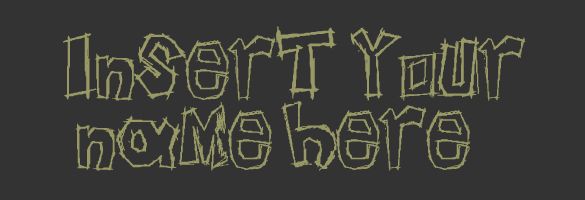 Insert Your Name Here