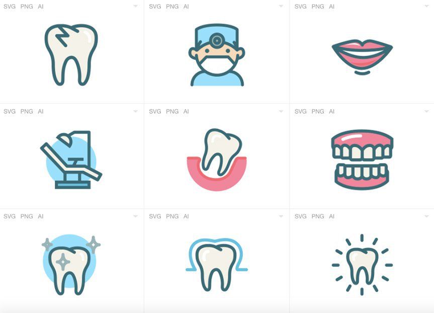 dental-icons-free
