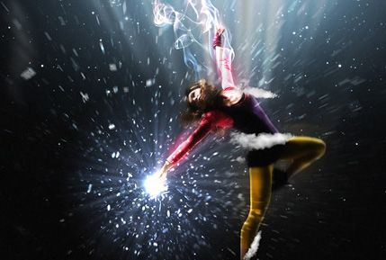 Flying Girl In Photoshop