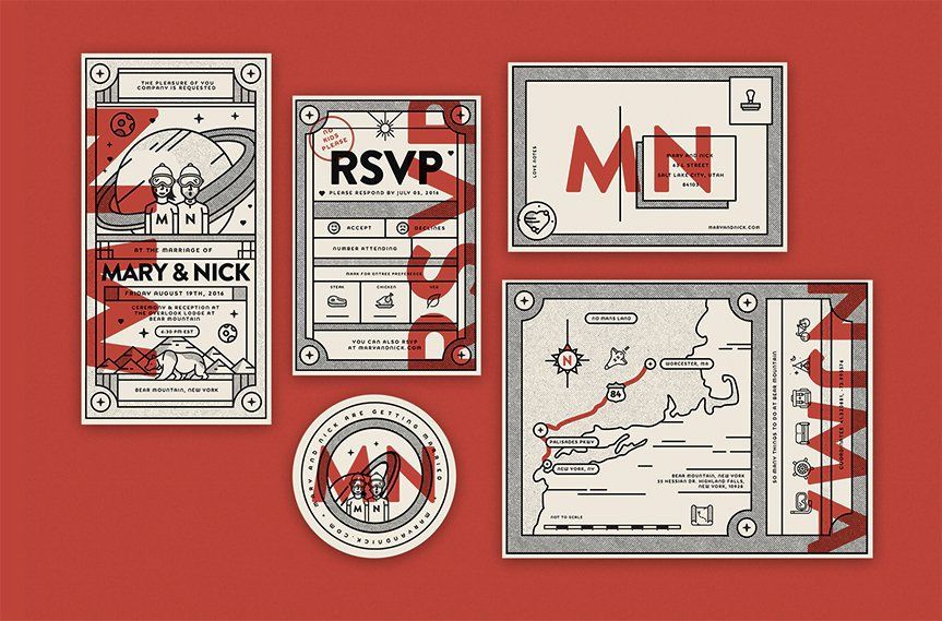 wedding-invitations-red
