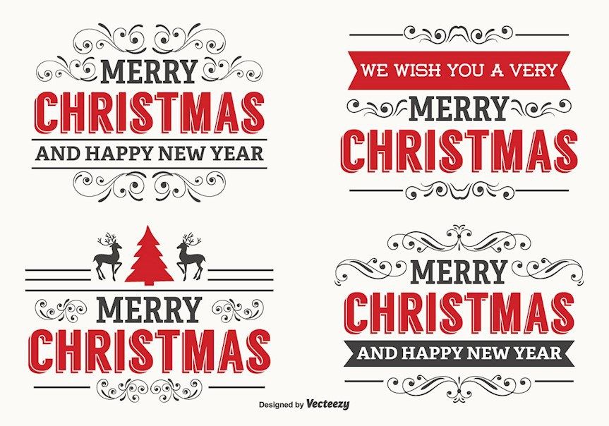 beautiful-christmas-label-set