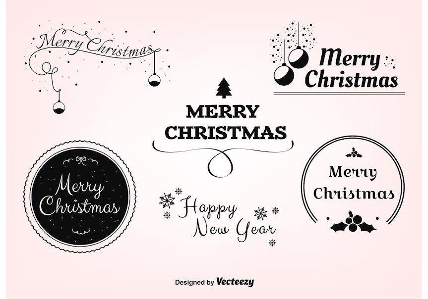 free-christmas-vector-labels