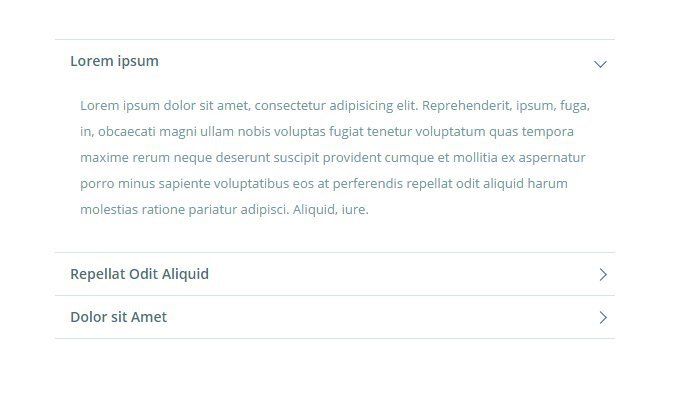 clean white sexy typography accordion open source