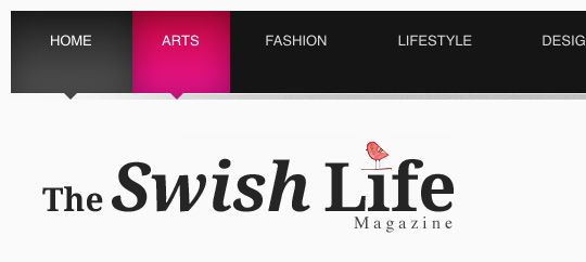 website navigation