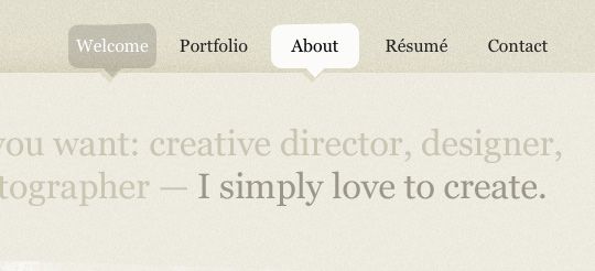 website navigation
