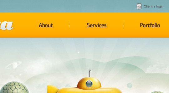 website navigation