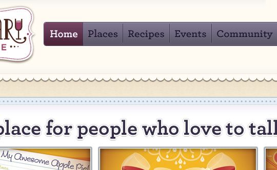 website navigation