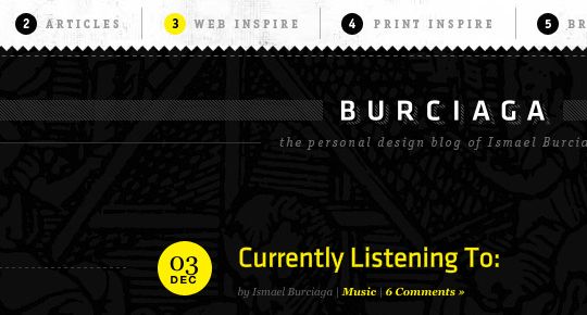 website navigation