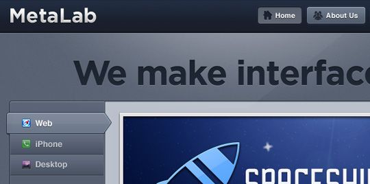 website navigation