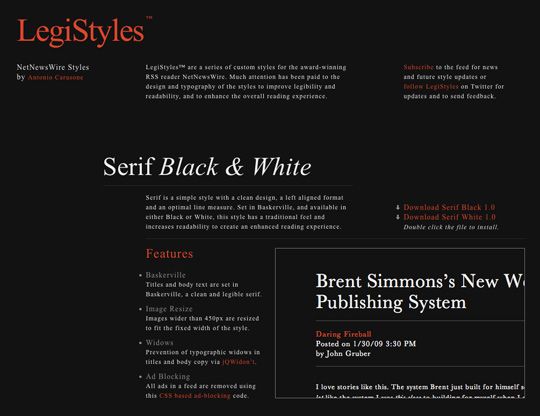 minimal web design