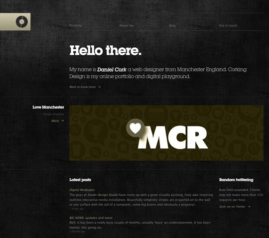 minimal web design