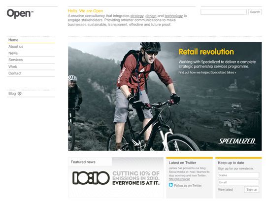 minimal web design