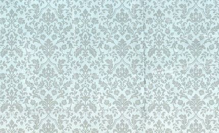 Wintry Damask Wallpaper