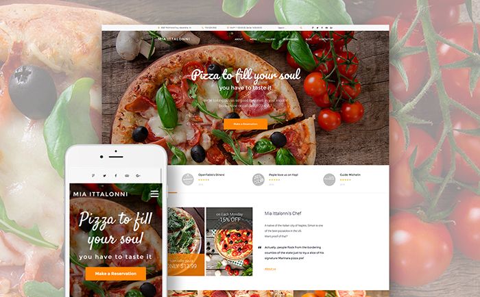 Mia Ittalloni - Tema WordPress Gratis