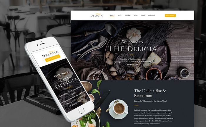 Tema de WordPress para Sitio de Cafeterías