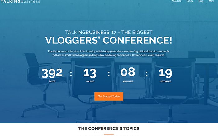 Talking Business - Tema WordPress Gratis