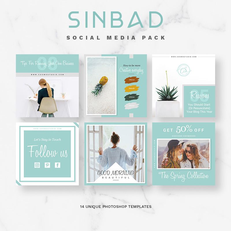 SINBAD - Paquete para redes sociales